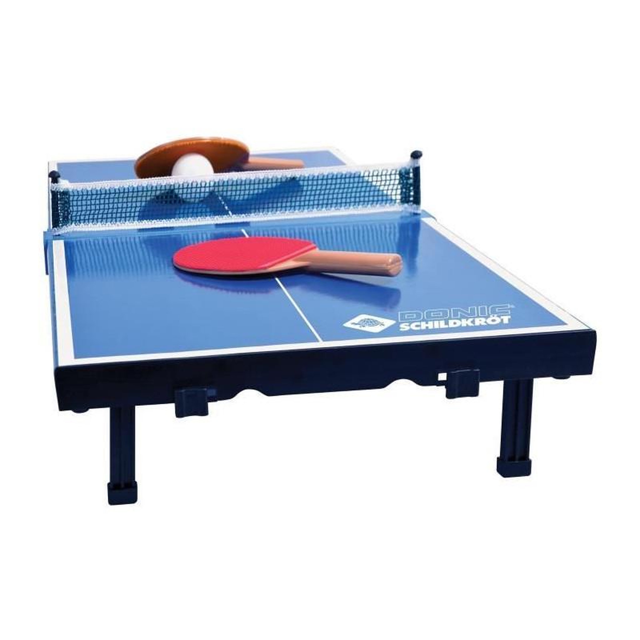 SCHILDKROT Mini table de tennis de table - SCHILDKRÖT - Surface de jeu 66 x 33cm - H 9cm