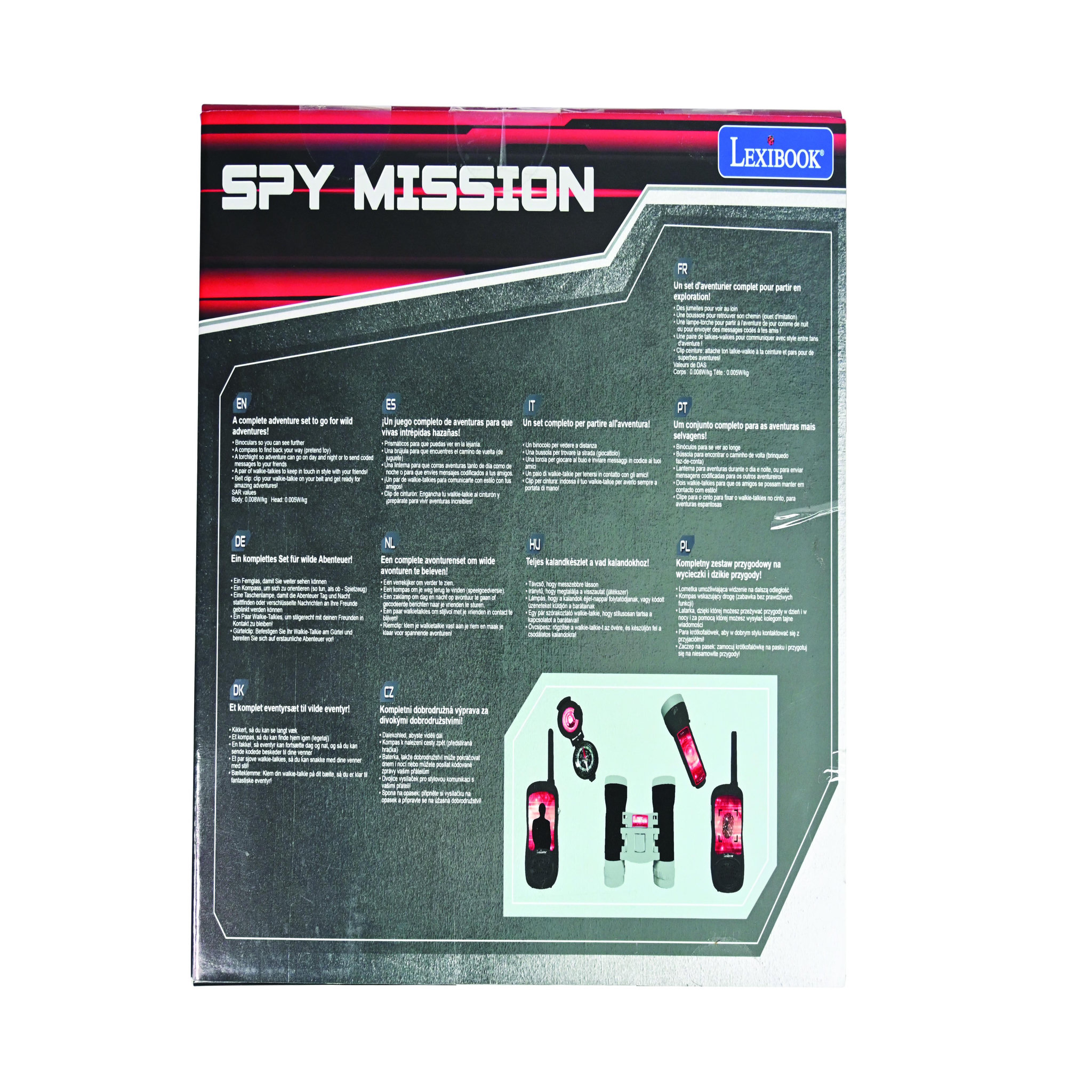 Voir la diapositive 6 : Lexibook Kit complet d'espion