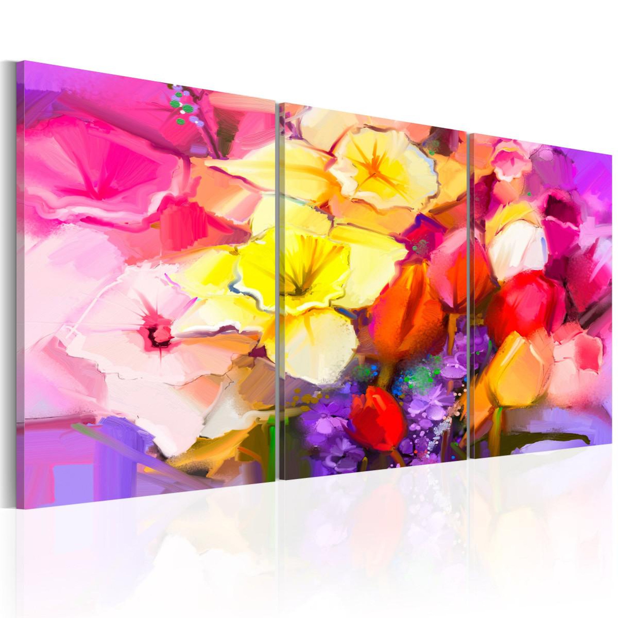 Voir la diapositive 1 : Paris Prix Tableau Imprimé  Rainbow Bouquet