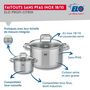 Voir la diapositive 3 : ELO Set de 2 Poêles de cuisson 24 et 28 cm et 2 faitouts 12 et 20 cm Elo Profi Citrin