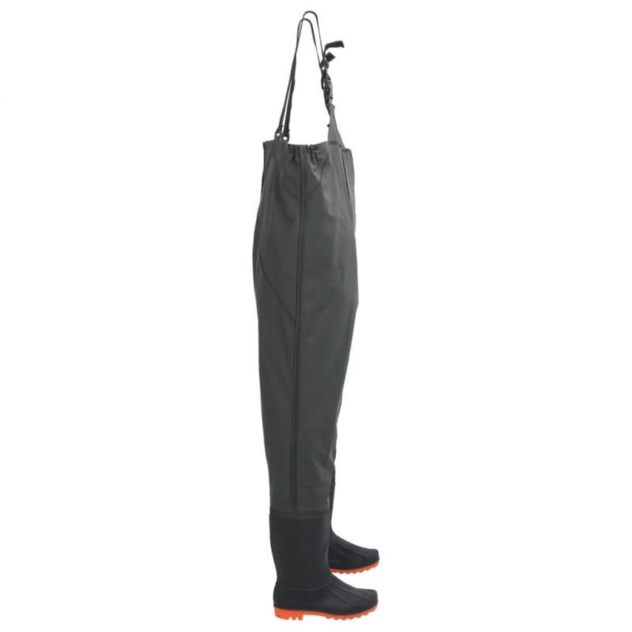 Voir la diapositive 3 : VIDAXL Cuissardes avec bottes vert foncé taille 43