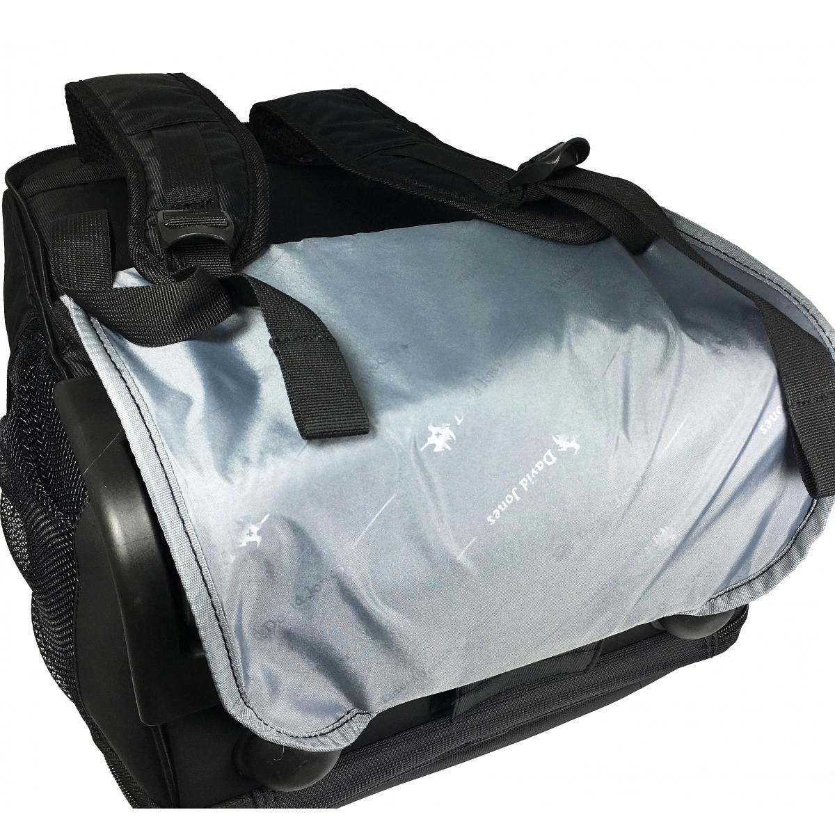 David Jones Sac à dos à roulettes porte-ordinateur 15.6