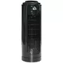 HOMCOM Ventilateur colonne oscillant 20 W silencieux - ventilateur de table bureau - 3 vitesses - noir