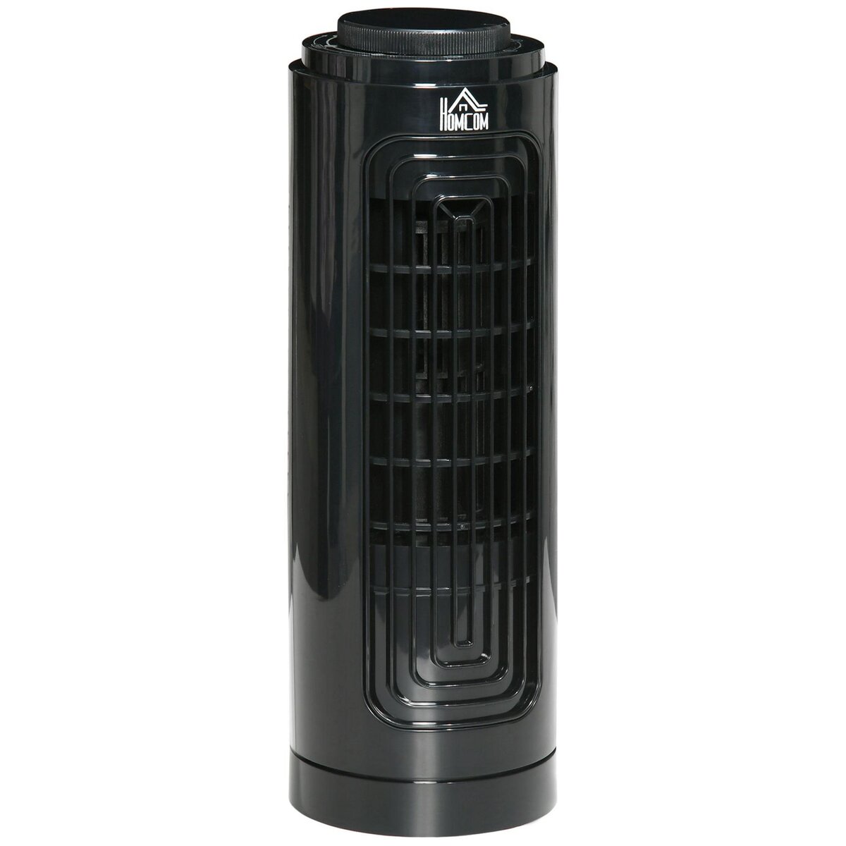 HOMCOM Ventilateur colonne oscillant 20 W silencieux - ventilateur de table  bureau - 3 vitesses - noir pas cher 