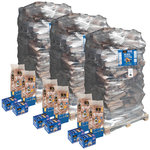 WOODSTOCK Bois de chauffage haute performance, lot de 3 ballots de 2 000 dm3 - bûches de 40cm + allumage offerts