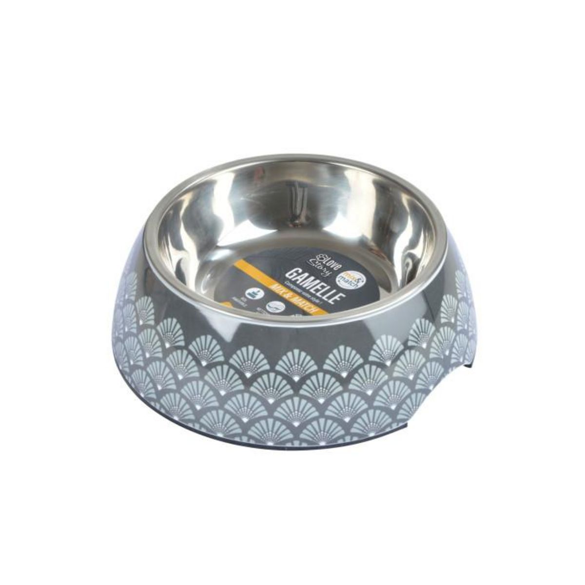 Paris Prix Gamelle pour Chien & Chat  New Art  17cm Anthracite