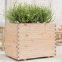 Voir la diapositive 1 : VIDAXL Jardiniere 90x60x72,5 cm bois de pin massif
