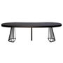 Voir la diapositive 2 : Paris Prix Table de Repas Extensible  Virginia  110-260cm Noir