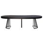 Voir la diapositive 2 : Paris Prix Table de Repas Extensible  Virginia  110-260cm Noir