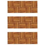 VIDAXL Tuiles de terrasse modele vertical 30 x 30 cm acacia 30 pcs