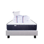 LUXURY LITERIE Ensemble literie mousse, Nuage Ferme, Gris. Coloris disponibles : Gris