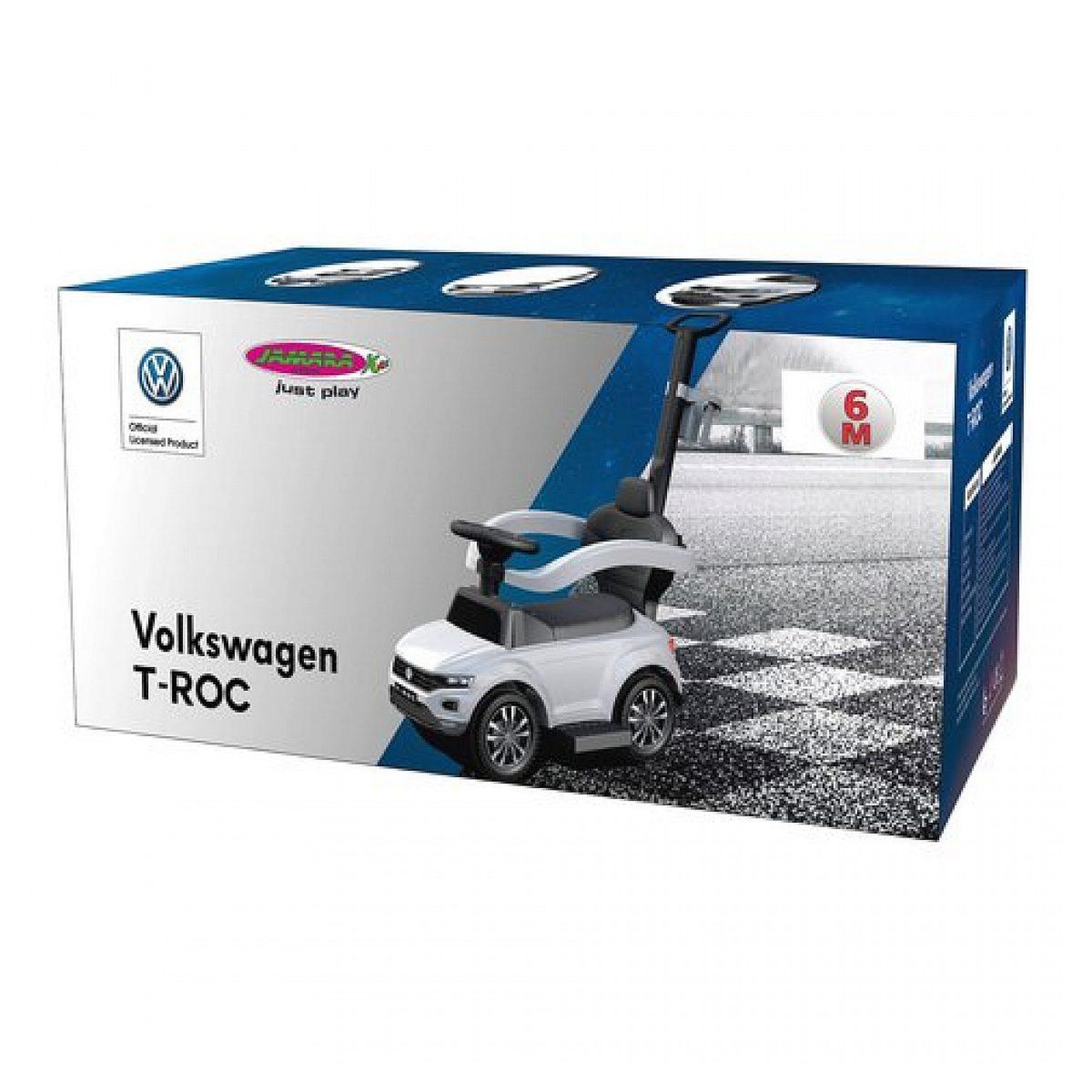 Voir la diapositive 5 : Jamara Push-car vw t-roc 3en1 bleu