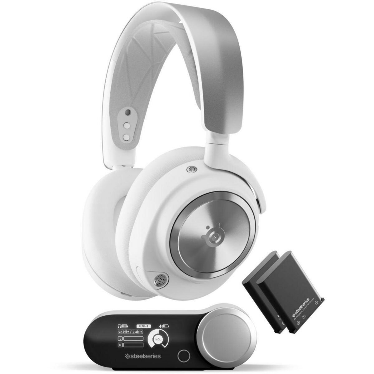 STEEL SERIES Casque gamer Arctis Nova Pro WL P White