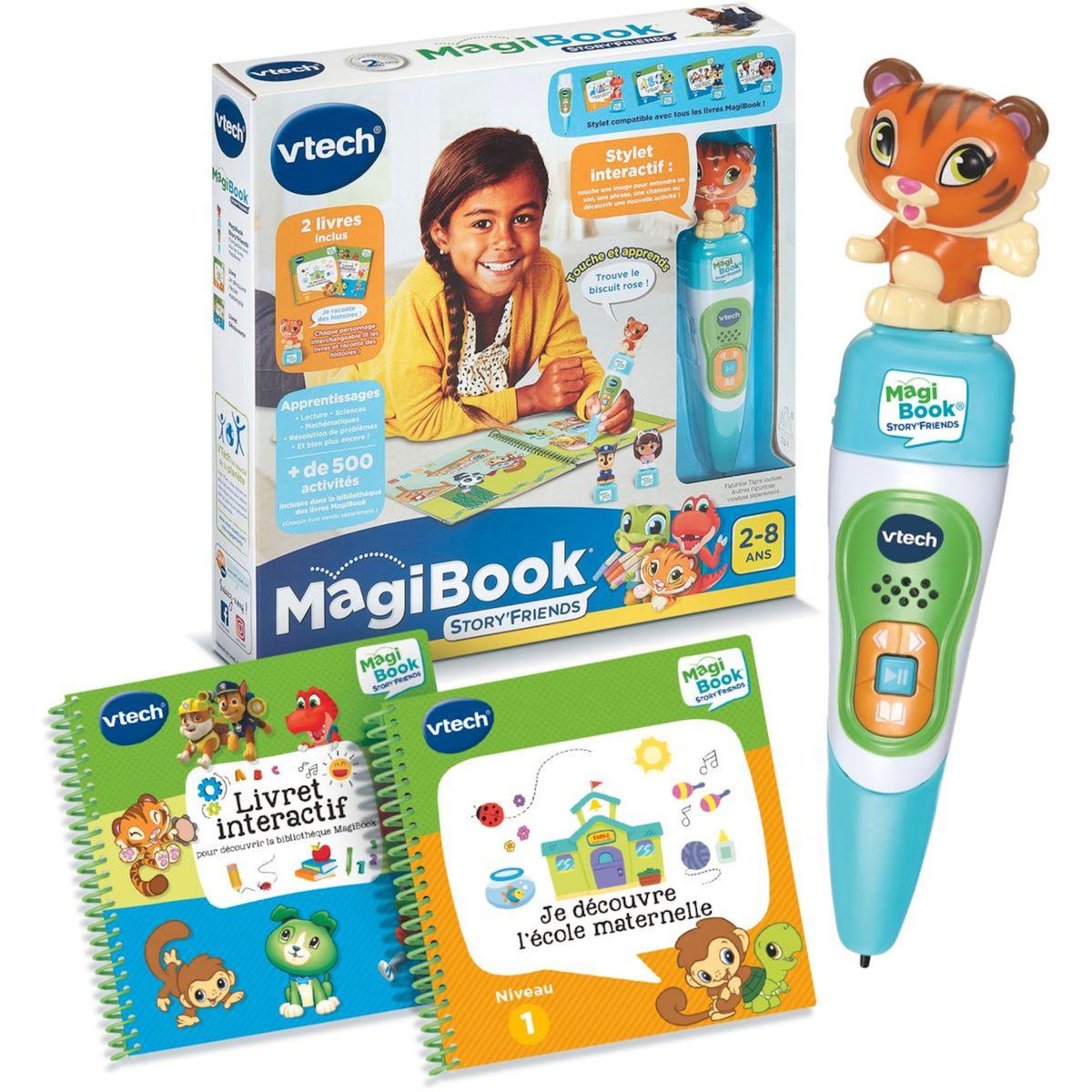 VTECH Jeu éducatif MagiBook Story'Friends - Starter Pack