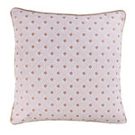 Paris Prix Housse de Coussin Déco  Oliana  40x40cm Rose