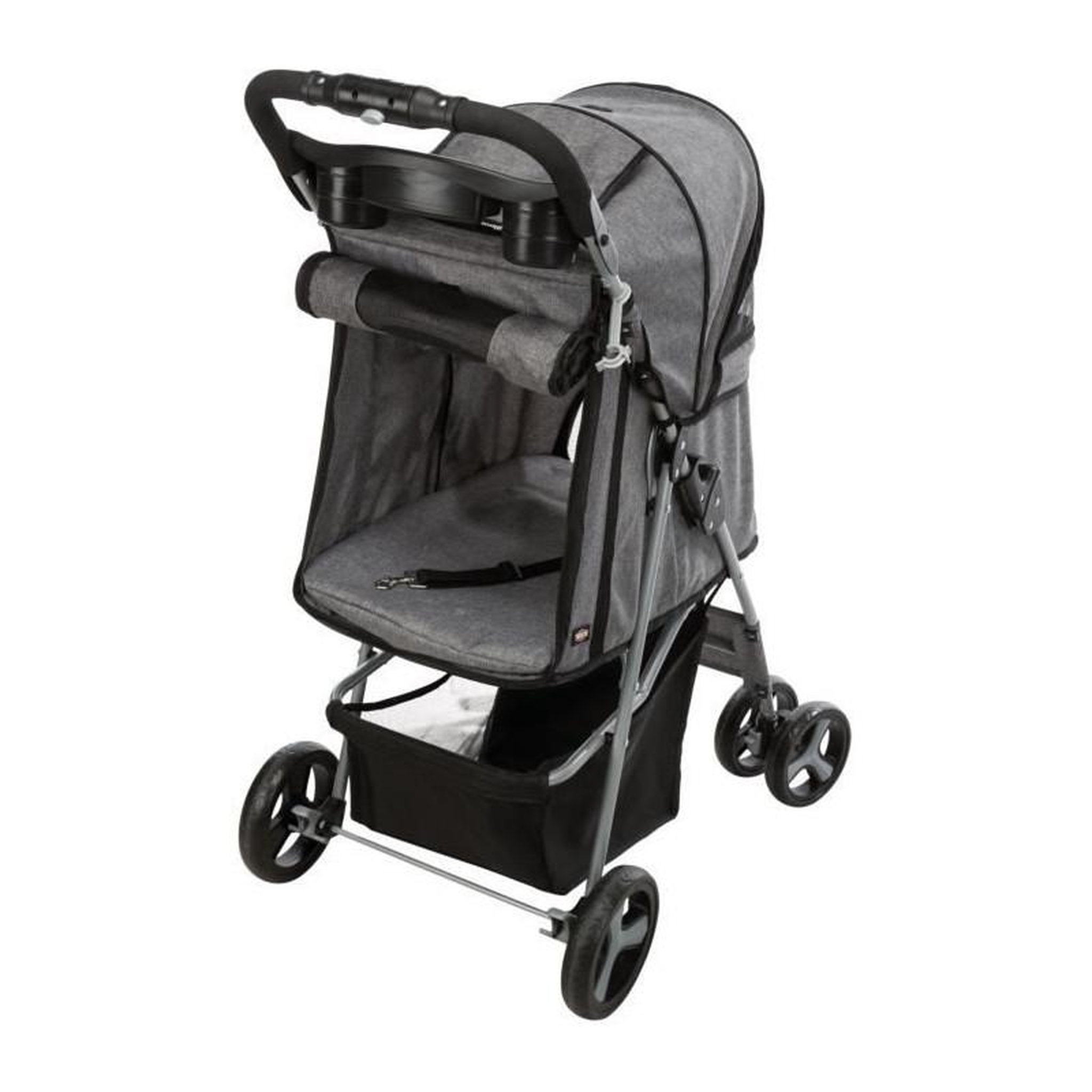 Trixie TRIXIE Poussette pliable pour animaux de compagnie Gris