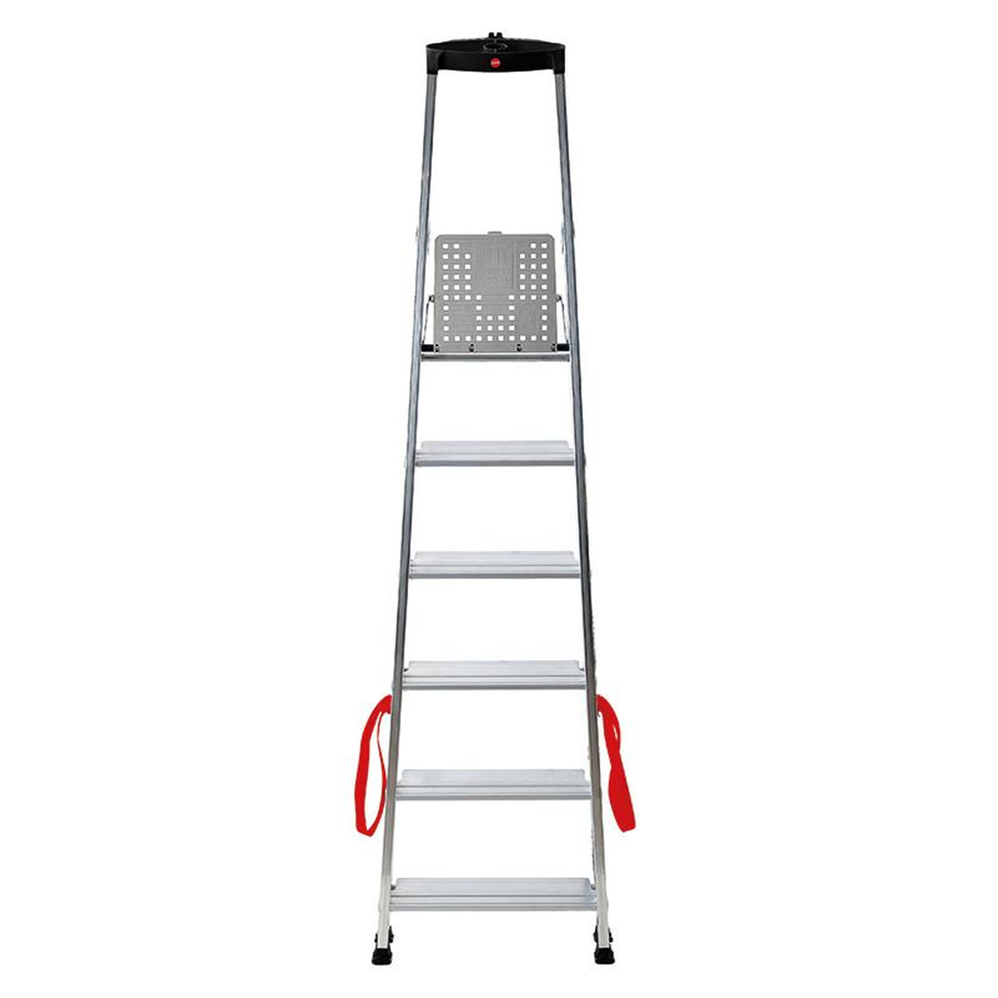 Voir la diapositive 3 : HAILO Escabeau professionnel pliable en aluminium 6 marches larges hailo alu pro