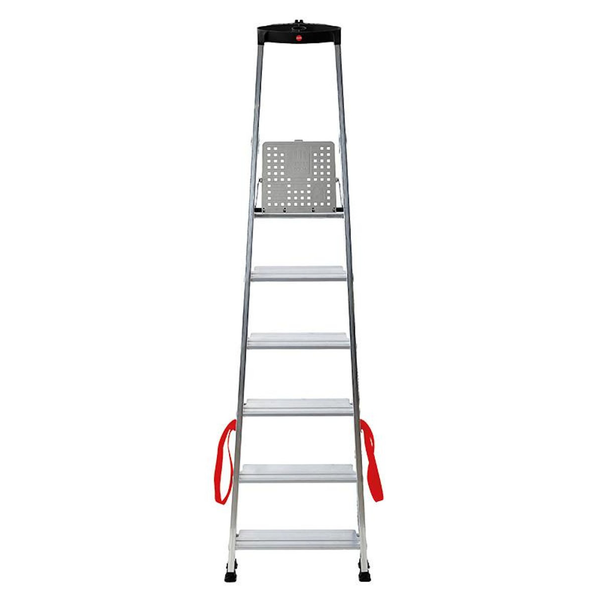 HAILO Escabeau professionnel pliable en aluminium 6 marches larges Hailo Alu Pro