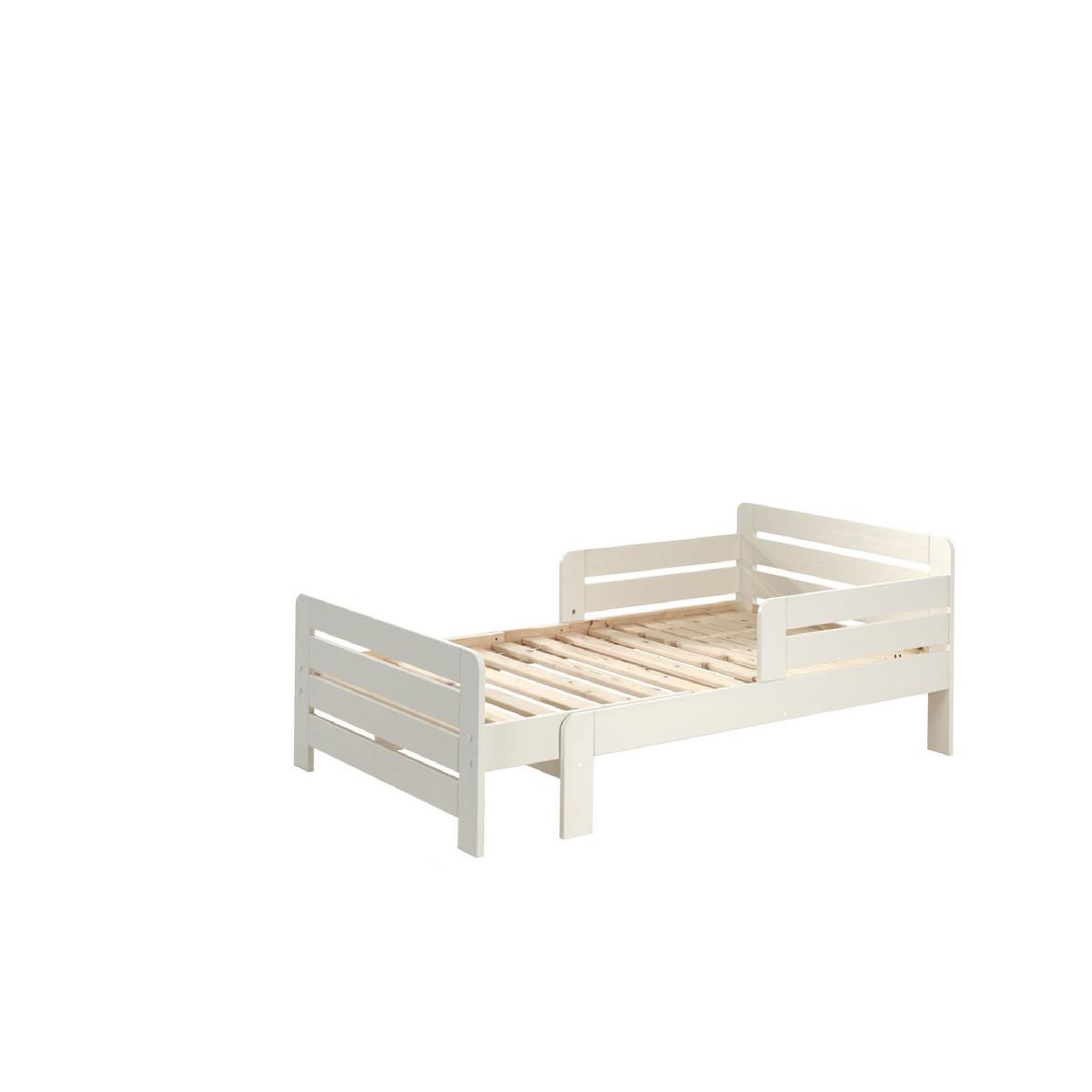 Voir la diapositive 6 : Paris Prix Pack - Lit Évolutif & Matelas Enfant  Jumper  90x140cm Blanc