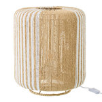 Paris Prix Lampe à Poser Corde  Chase  39cm Blanc & Naturel