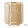 Voir la diapositive 1 : Paris Prix Lampe à Poser Corde  Chase  39cm Blanc & Naturel