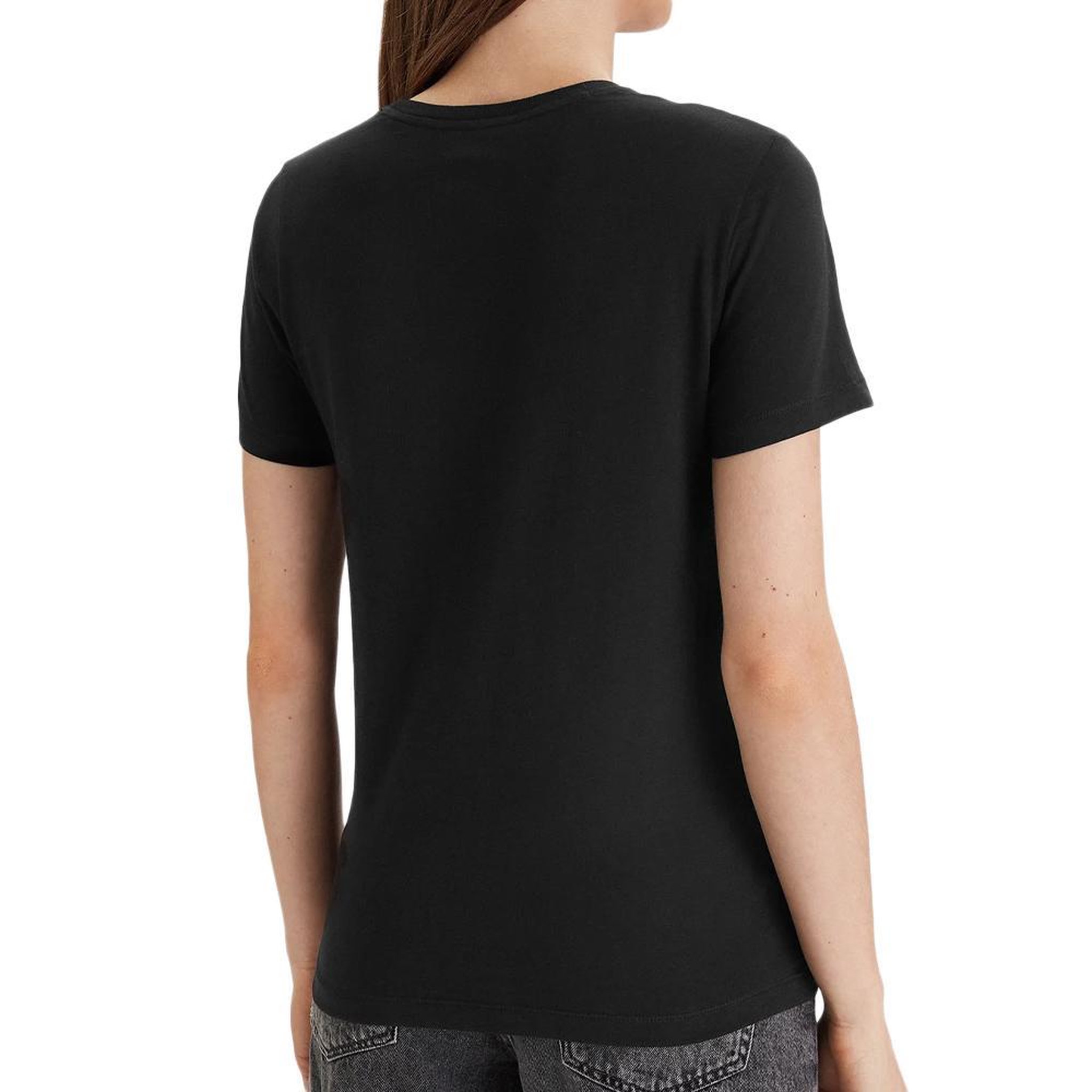 Voir la diapositive 5 : CALVIN KLEIN JEANS X3 T-Shirt Noir Mixte Calvin Klein Jeans Cotton