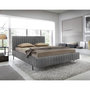 Voir la diapositive 3 : LISA DESIGN Flavio - lit coffre - 160x200 cm - sommier inclus - en velours