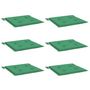 Voir la diapositive 3 : VIDAXL Coussins de chaise jardin lot de 6 vert 40x40x3 cm tissu oxford