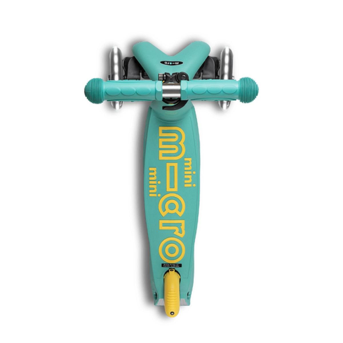 Micro Trottinette Mini  Deluxe ECO LED Menthe