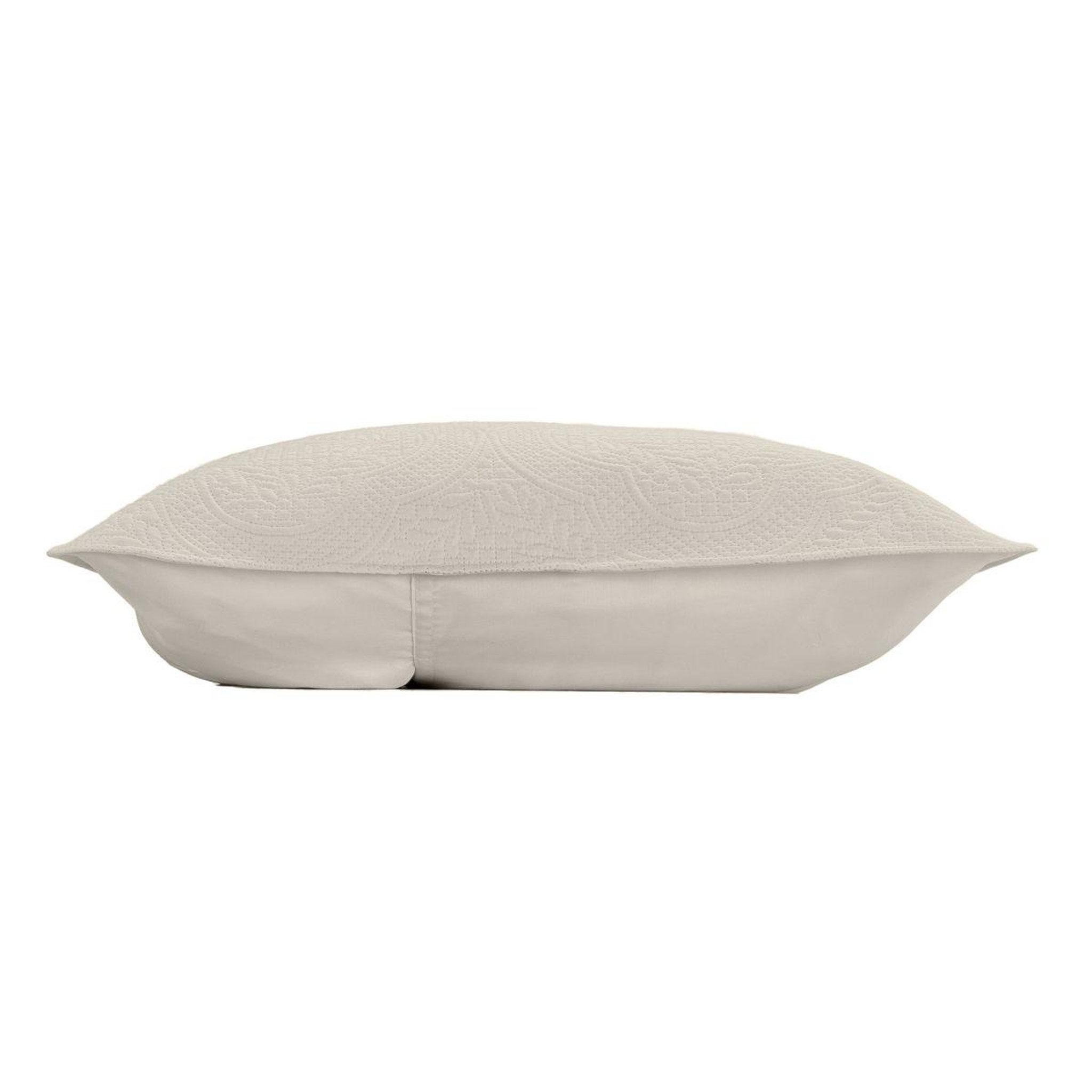 Voir la diapositive 4 : Douceur d'Intérieur Couvre-lit & 2 housses de coussin  romane  240x260cm naturel