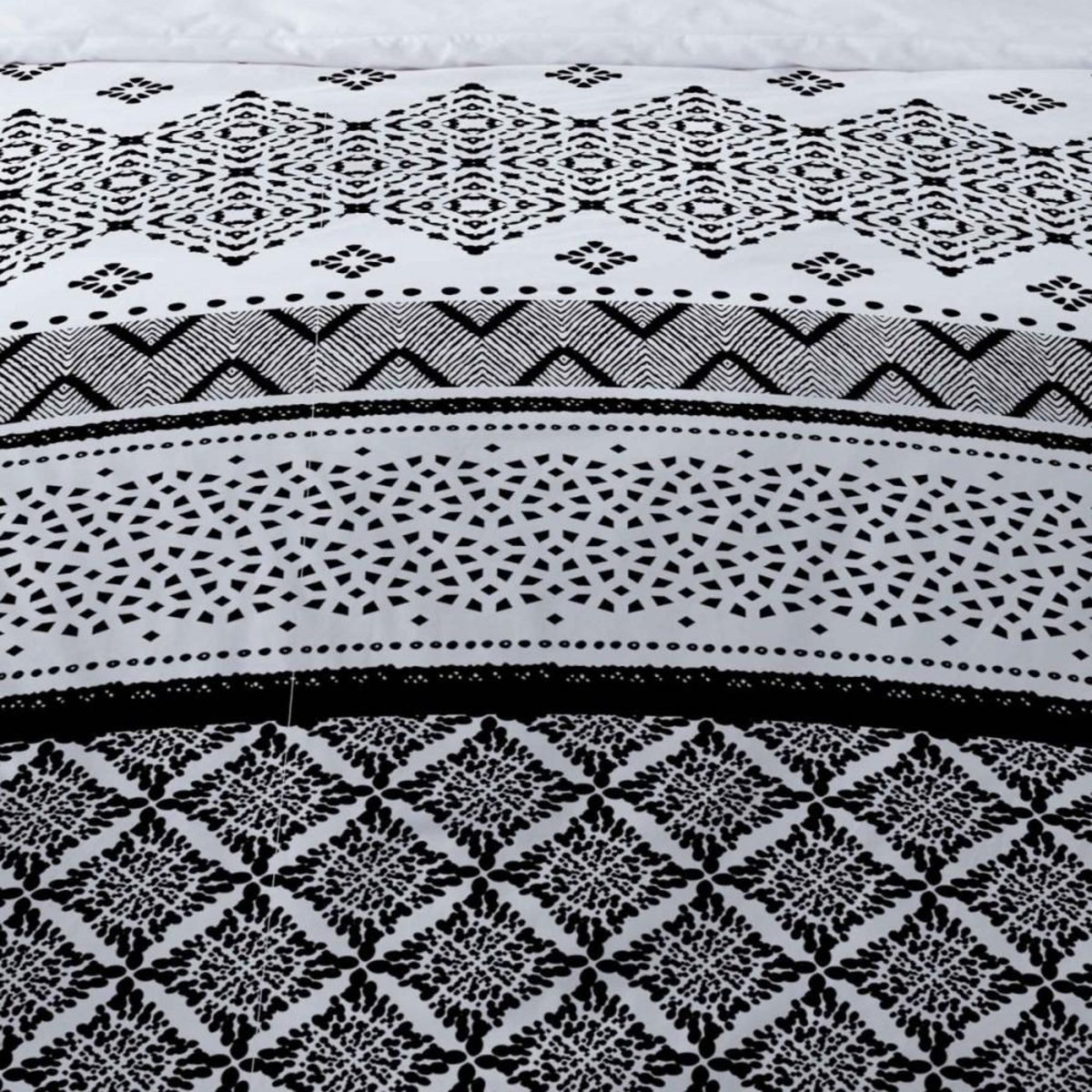 Dourev Housse de couette 240x220 GISELE + 2 taies 100% coton