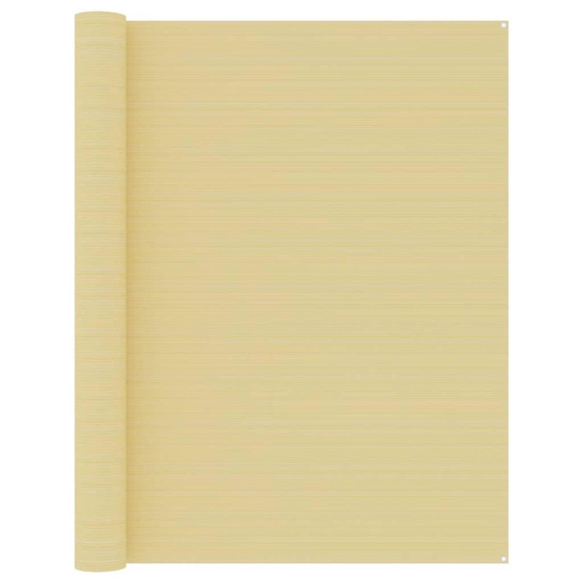 VIDAXL Tapis de tente 250x550 cm Beige