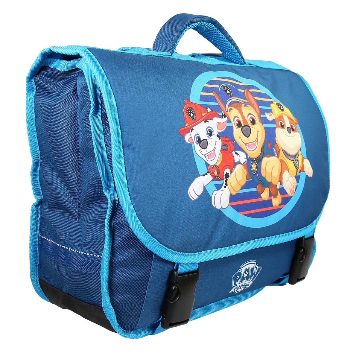 Bagtrotter Cartable Scolaire Primaire 38cm Pat'Patrouille  Bleu  2 Compartiments - Bagtrotter
