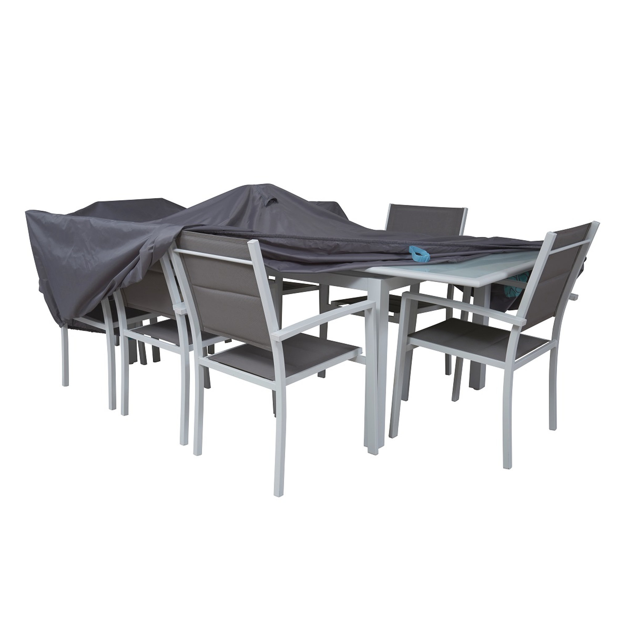 Voir la diapositive 3 : Housse URBAN 310x130x60cm polyester pour table de jardin