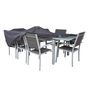 Voir la diapositive 3 : Housse URBAN 310x130x60cm polyester pour table de jardin
