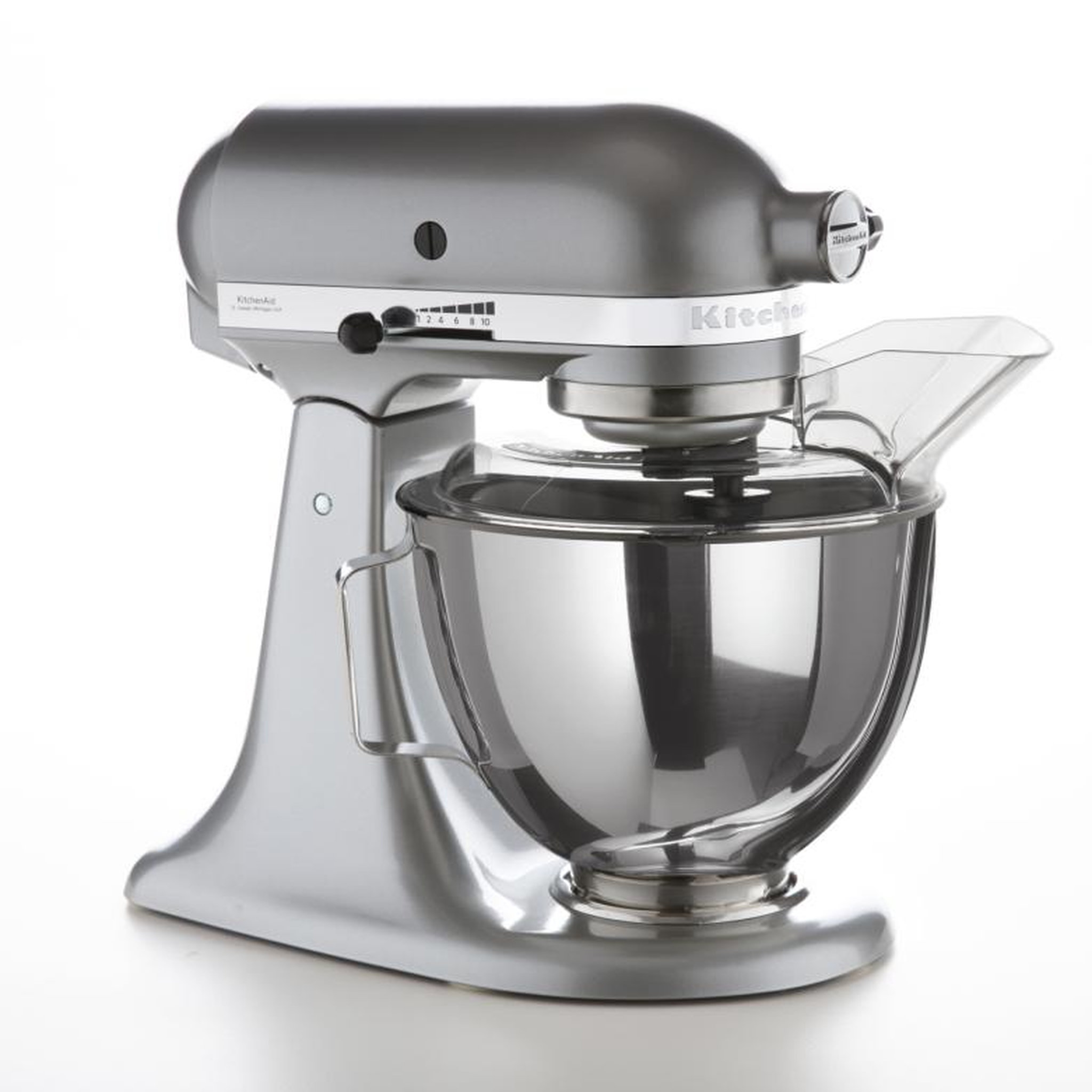 KitchenAid Robot pâtissier multifonction 4,3l 300w silver - 5ksm095psecu