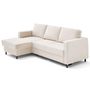 Voir la diapositive 6 : LISA DESIGN Jake - canapé d'angle gauche 4 places convertible avec coffre en fausse fourrure
