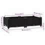 Voir la diapositive 6 : VIDAXL Lit sureleve 80x40x23 cm Polypropylene