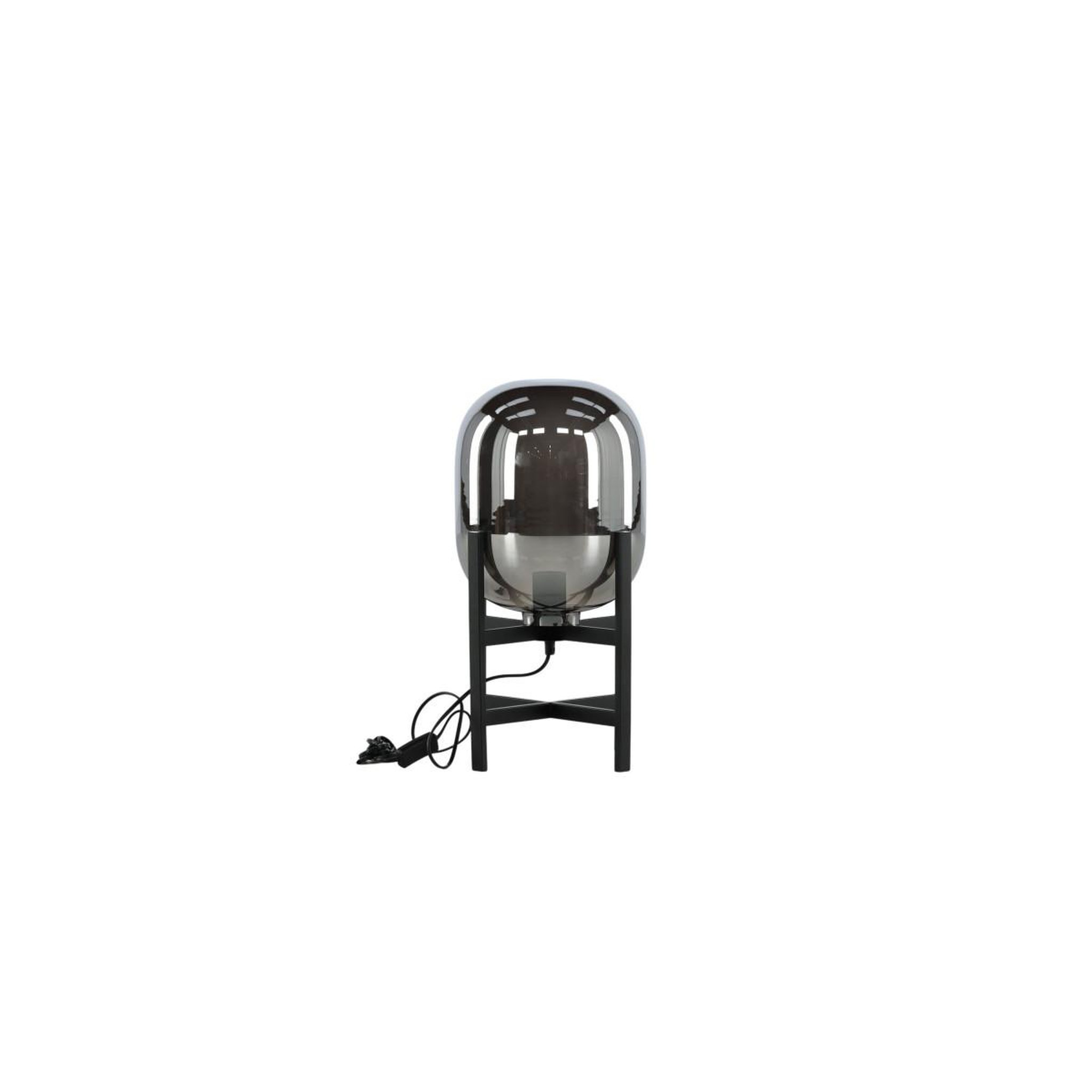 Voir la diapositive 5 : Paris Prix Lampe à poser design  altair  45cm noir