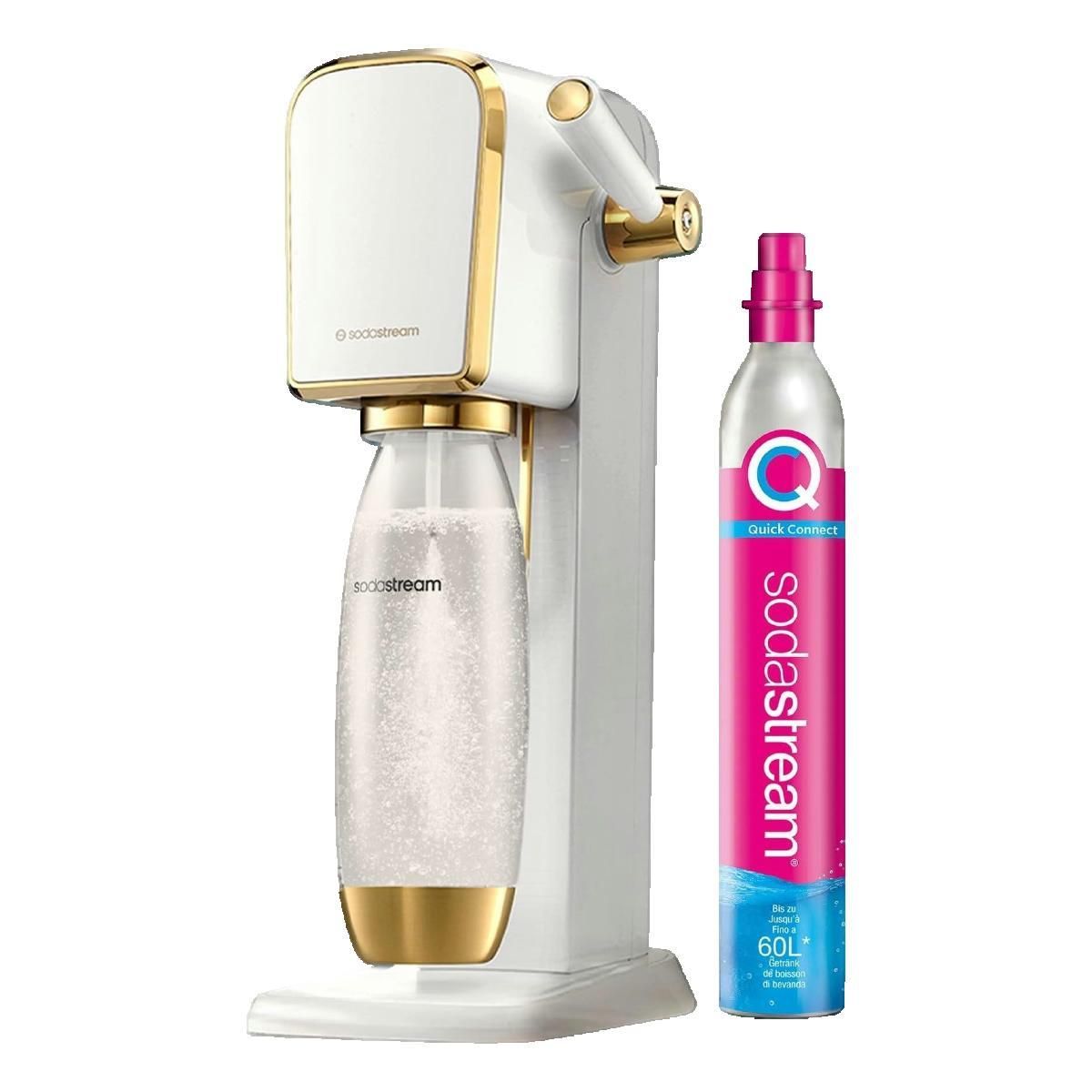 SODASTREAM SodaStream Soda Maker ART white gold QC incl 1L PET bottle (2270295)
