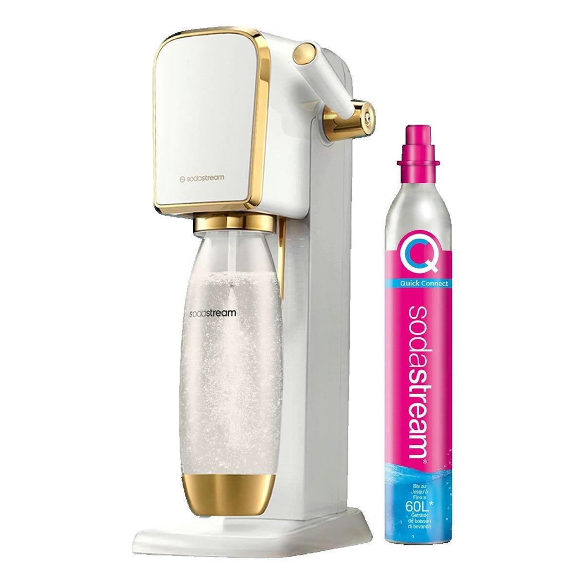 SODASTREAM SodaStream Soda Maker ART white gold QC incl 1L PET bottle (2270295)