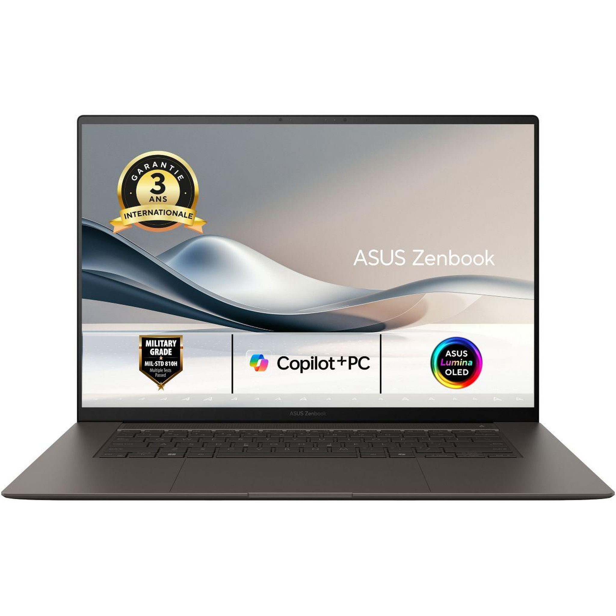 ASUS Ordinateur portable zenbook um5606ka 16  tactile oled amd ryzen ai 7 350 24 go ram ddr5 ssd 1 to copilot+pc