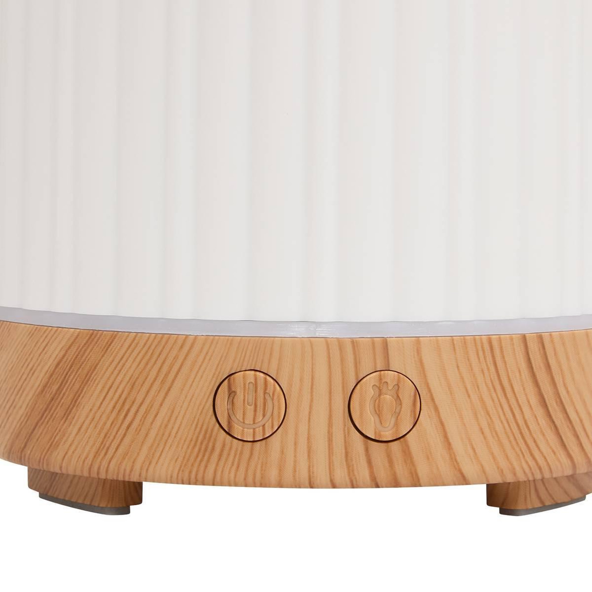 Voir la diapositive 2 : ATMOSPHERA Diffuseur d'huiles essentielles à led  berni  17cm blanc