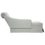 Voir la diapositive 5 : VIDAXL Fauteuil long et traversin accoudoir droit gris clair velours