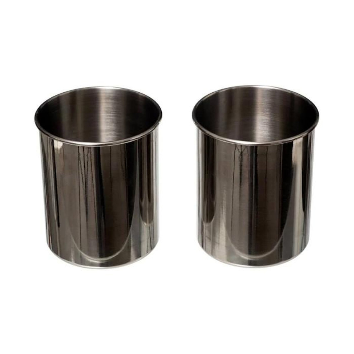 FIVE Lot de 2 Pots à Ustensiles  Bambou  23cm Naturel