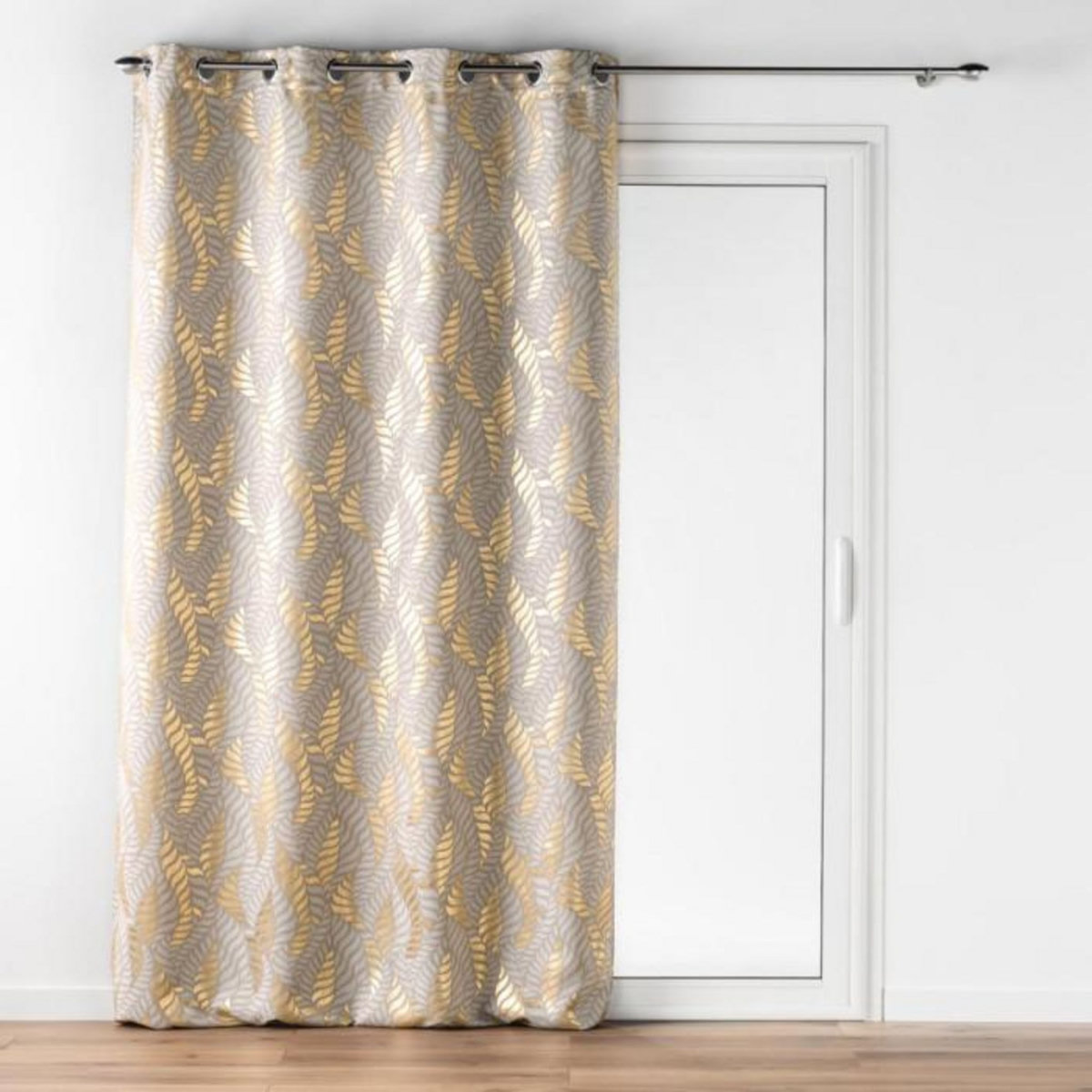 Paris Prix Rideau Occultant à Œillets  Lyra  140x260cm Taupe