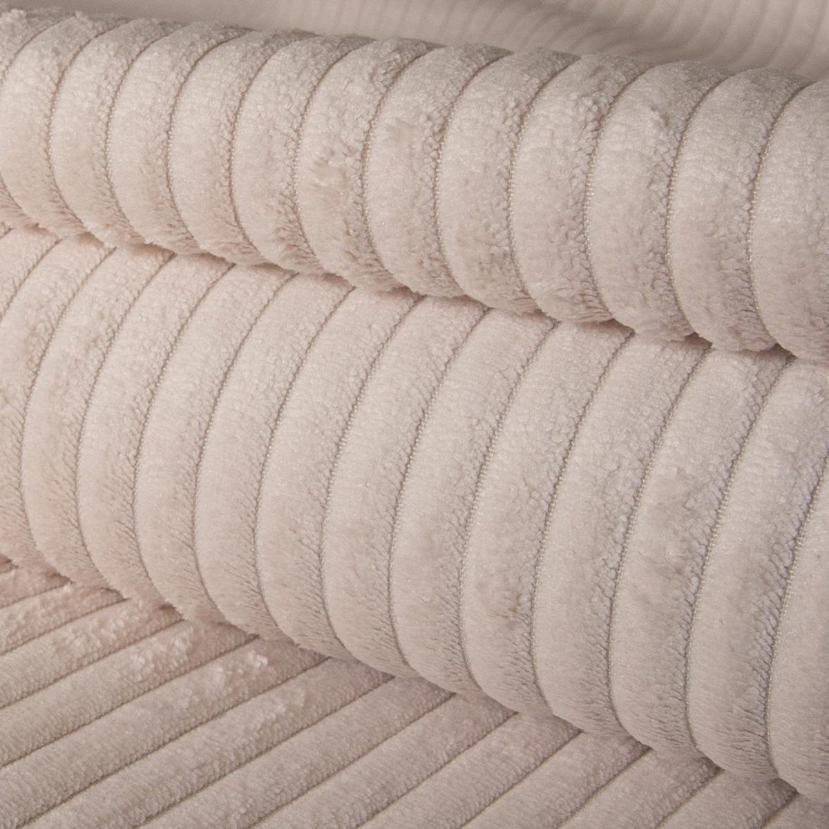 MATELAS POUR TOUS MATELAS POUR TOUS | Lot de 2 coussins velours côtelé MALO | Beige