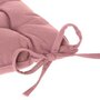 Voir la diapositive 3 : ATMOSPHERA Galette de Chaise  Loria  38x38cm Rose
