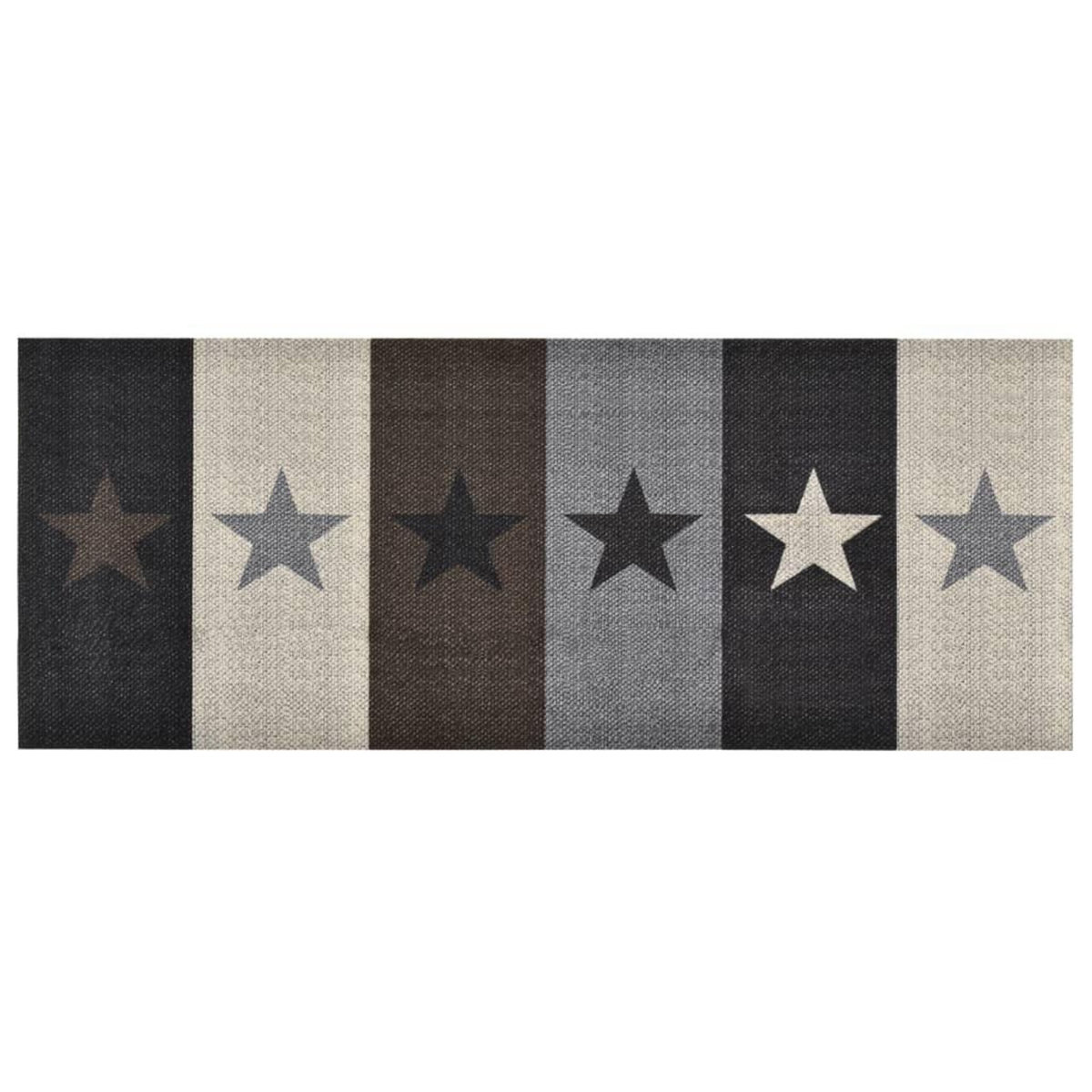 VIDAXL Tapis de sol de cuisine lavable Etoile 60x180 cm