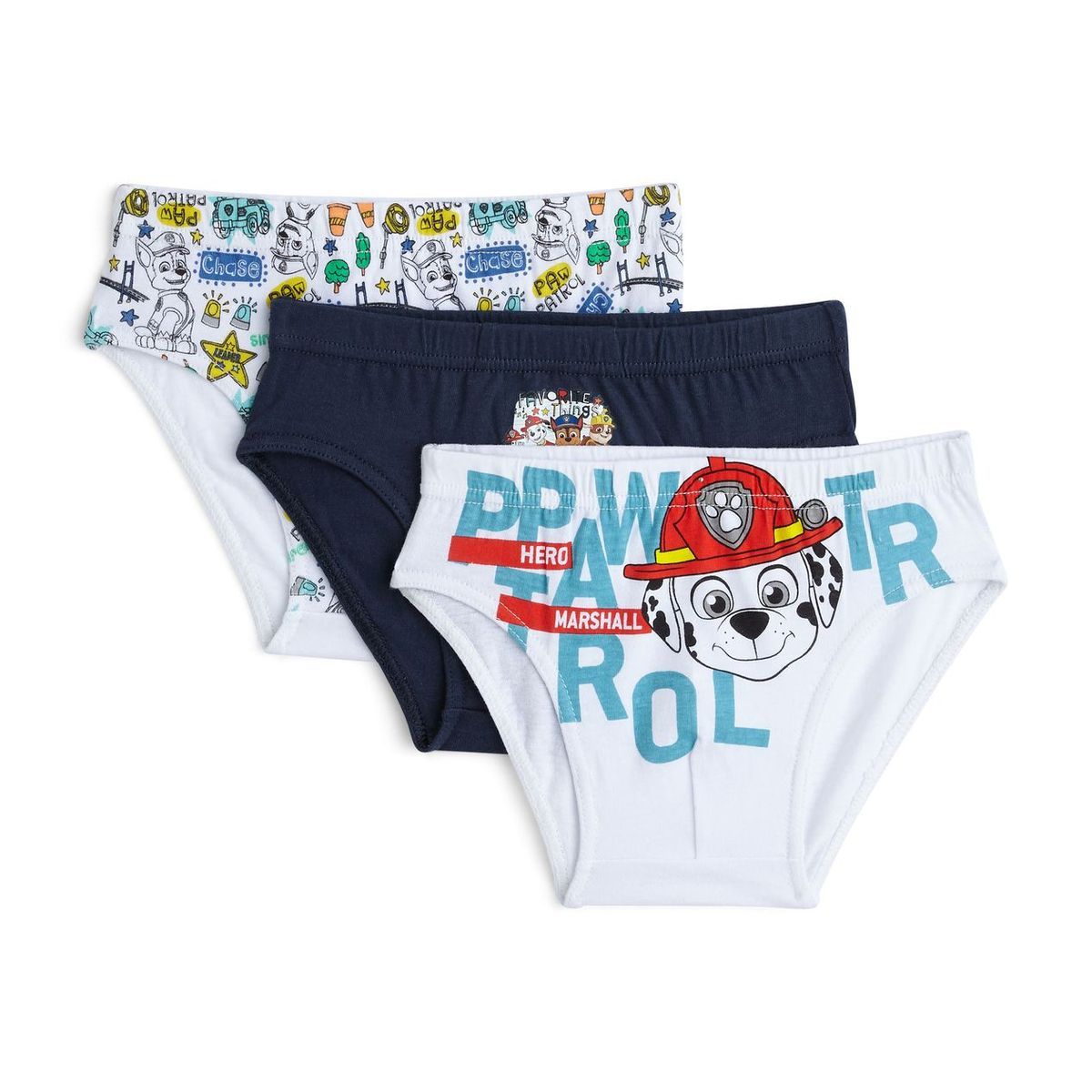 PAT PATROUILLE Lot de 3 slips garçon